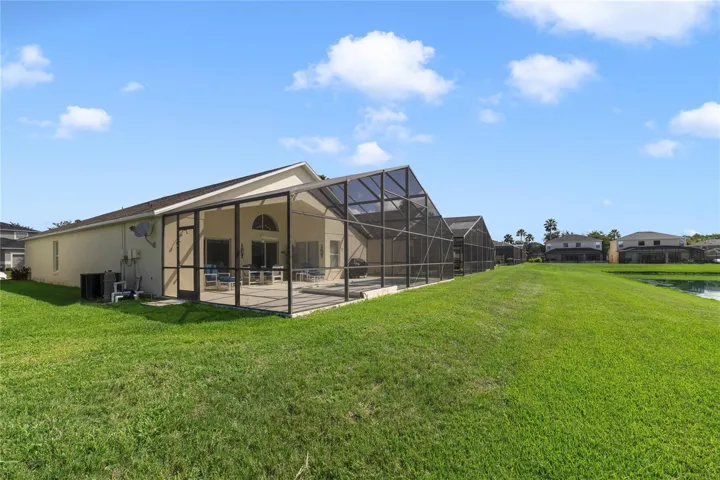 Rear view of property