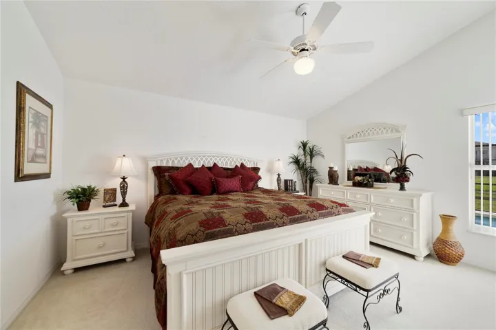 Master suite with pool access