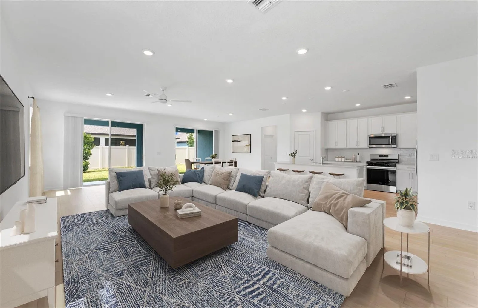 Virtually Staged - Open Gathering Room