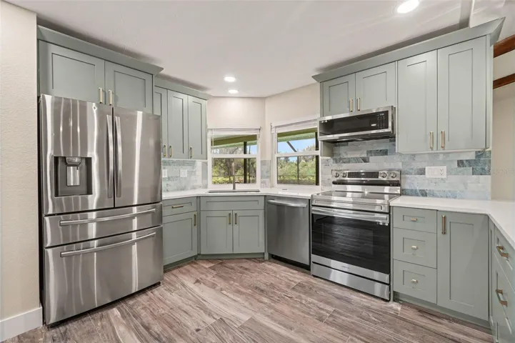 View of kitchen
