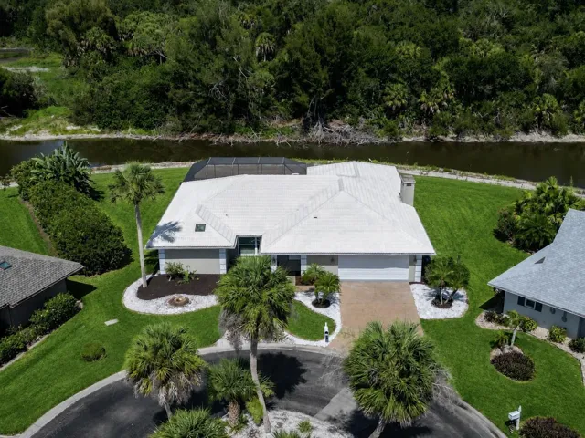 Virtually enhanced grass aerial view