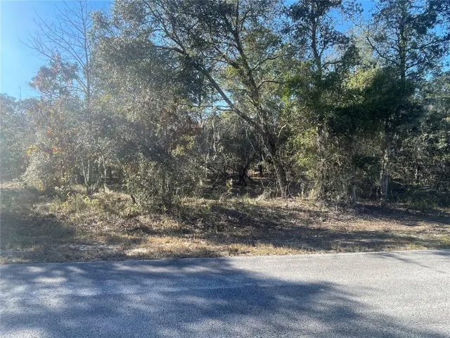 Looking west at the subject property