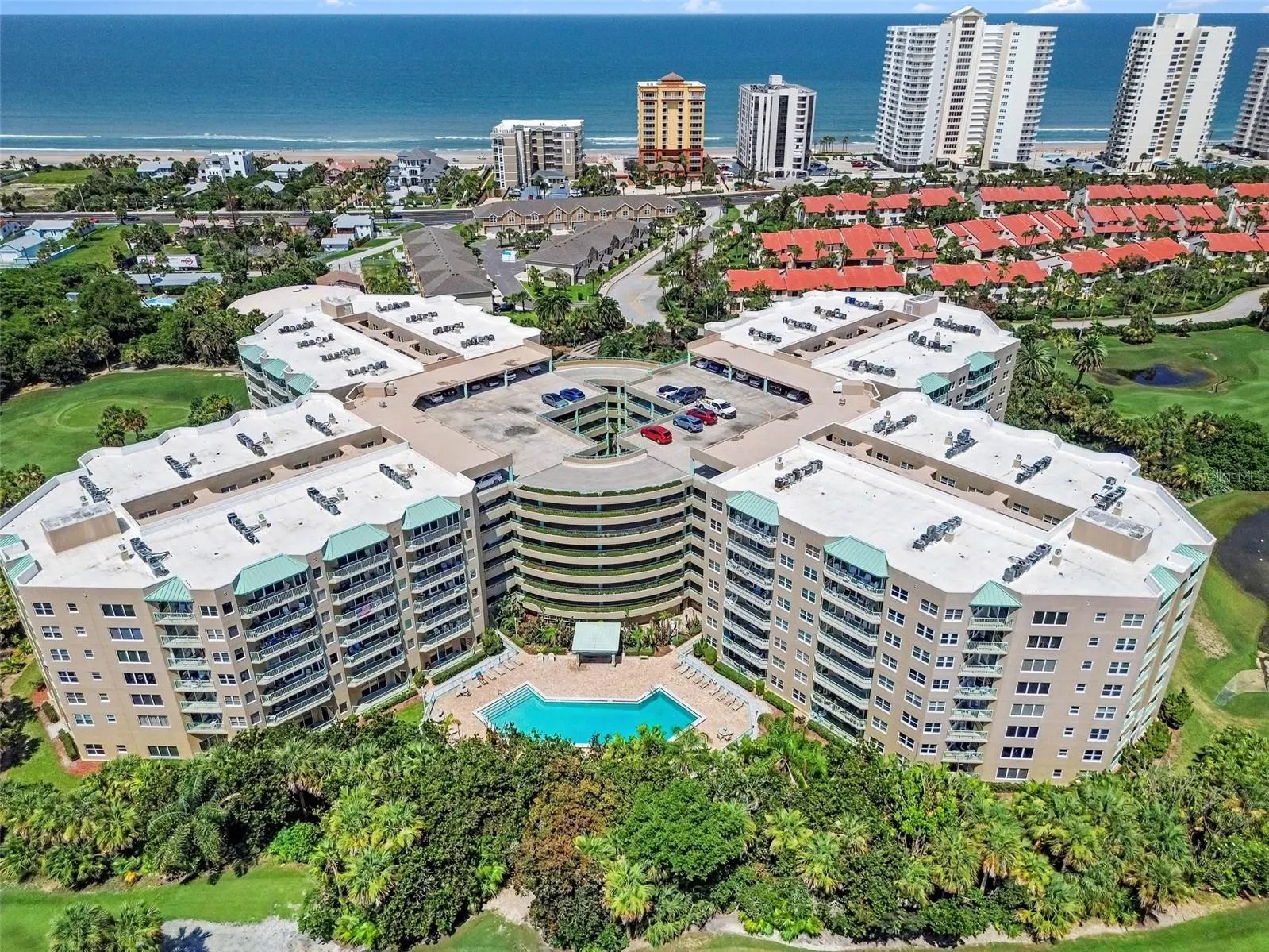 aerial Ocean view of the complex