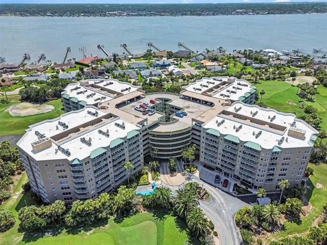 aerial River view of the complex