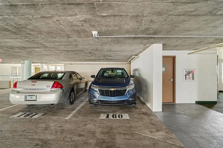assigned parking spot #160