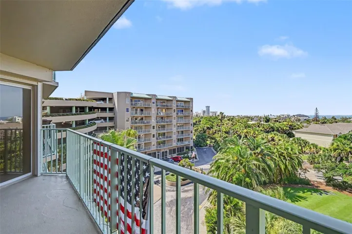 Ocean view from balcony