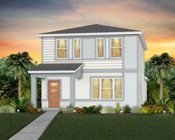 Exterior Design. Artistic rendering for this new construction home. Pictures are for illustrative purposes only. Elevations, colors and options may vary.