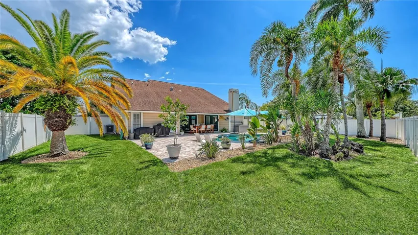 Large backyard for room to play.