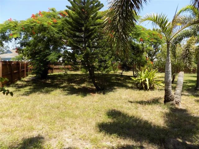 Rear Fenced Yard