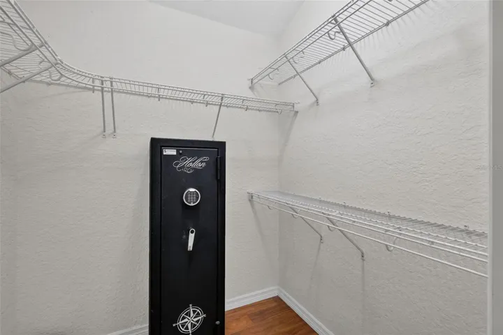 Second Walk-In Closet with Built-In Safe