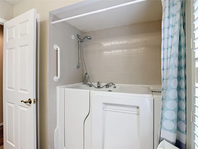 added tub shower can be removed