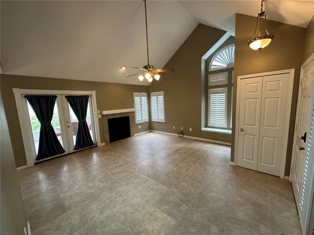 Living Room with Fireplace