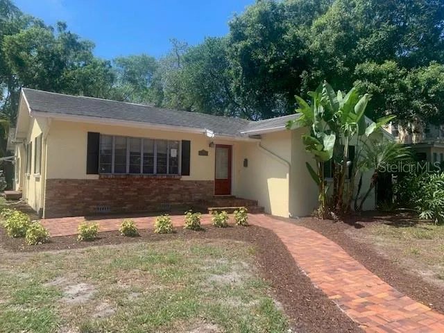 front of main home (apartment is on the side)