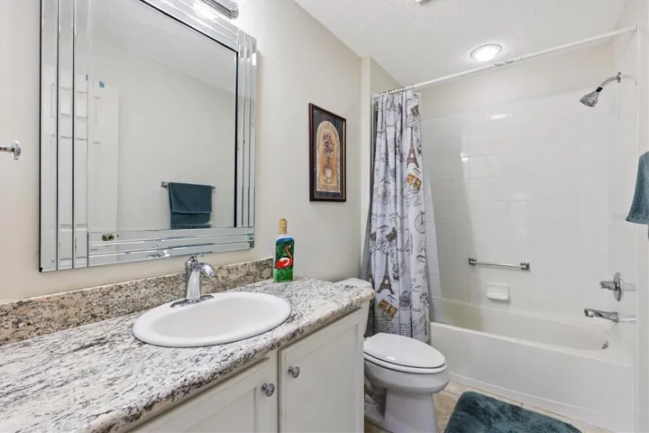 Second Bathroom with Tub and Shower