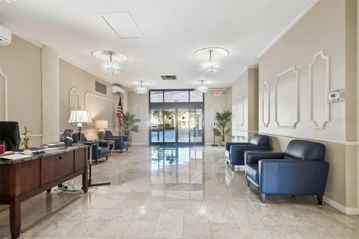 Lobby with Desk Attendant and onsite Manager