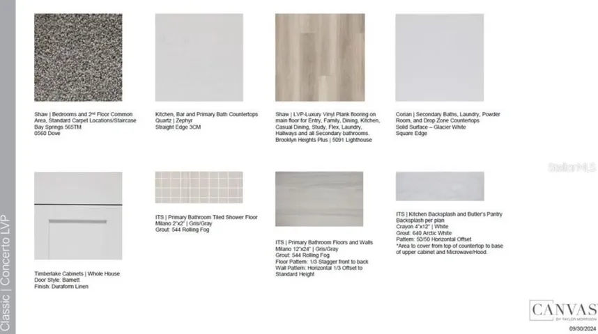 3880 Immacolata Way design selections! This home is currently under construction and selections are subject to change.