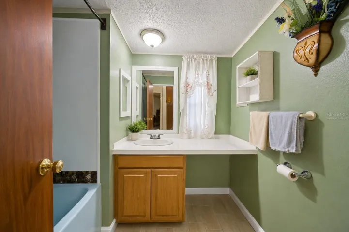 Virtually staged to remove personal items