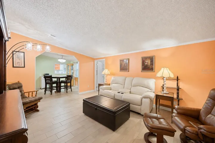 Family room - Virtually staged to remove personal items