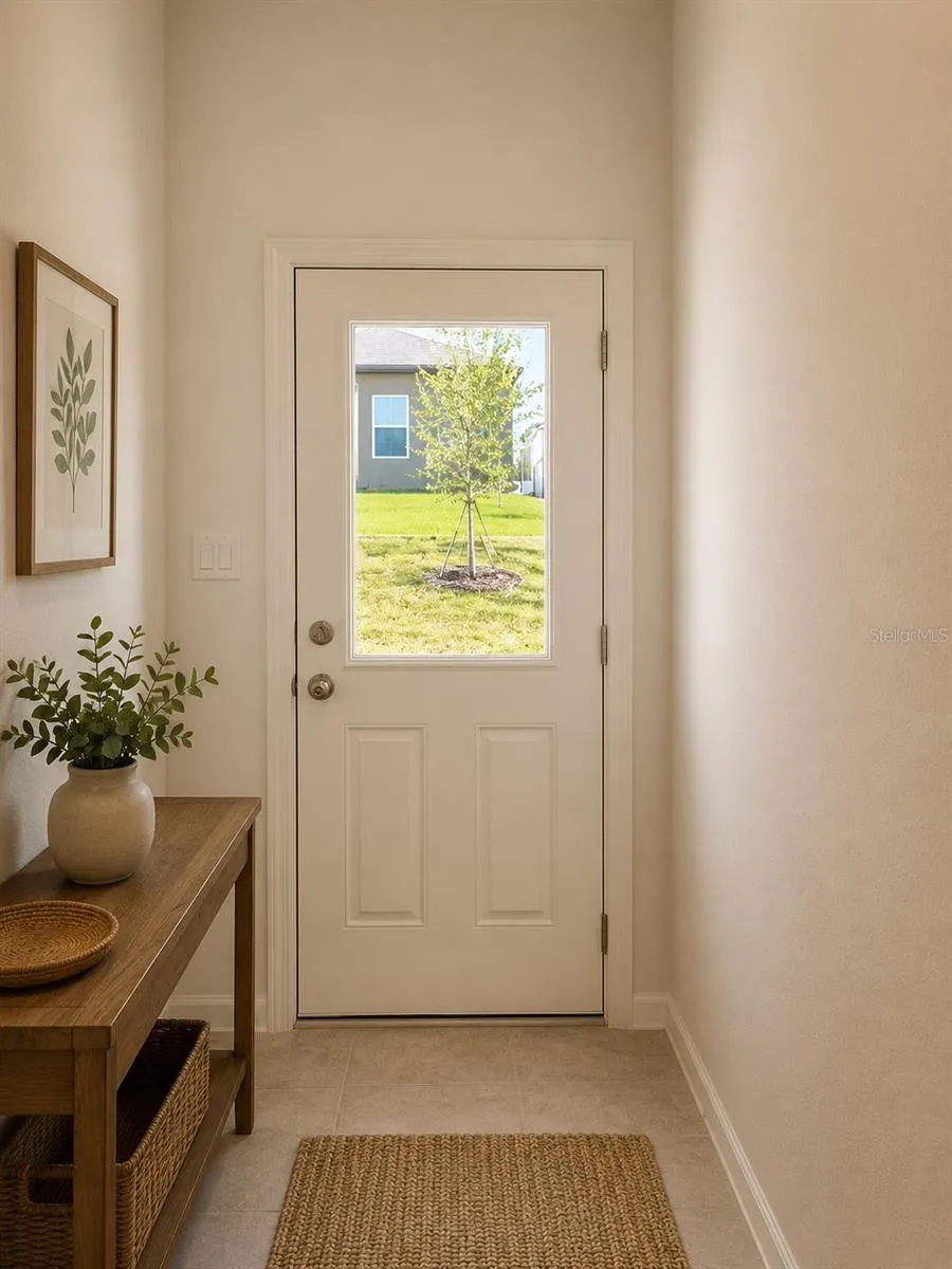 Back Door - virtual staged
