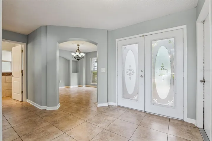 Entry with access to office
