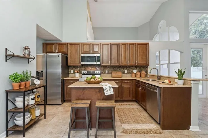 Virtually Staged Kitchen