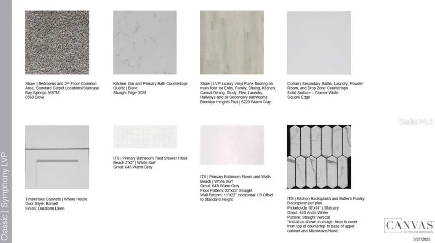 3864 Immacolata Way design selections! This home is currently under construction and selections are subject to change.