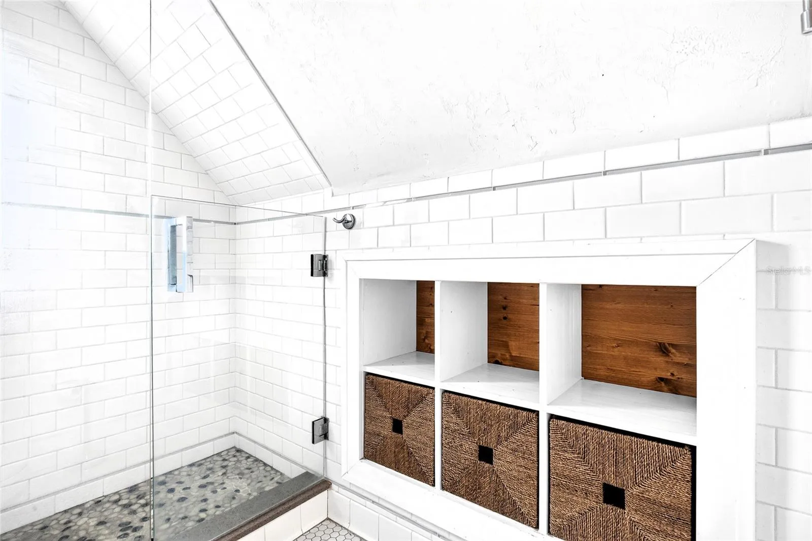 Storage in Upstairs Bath