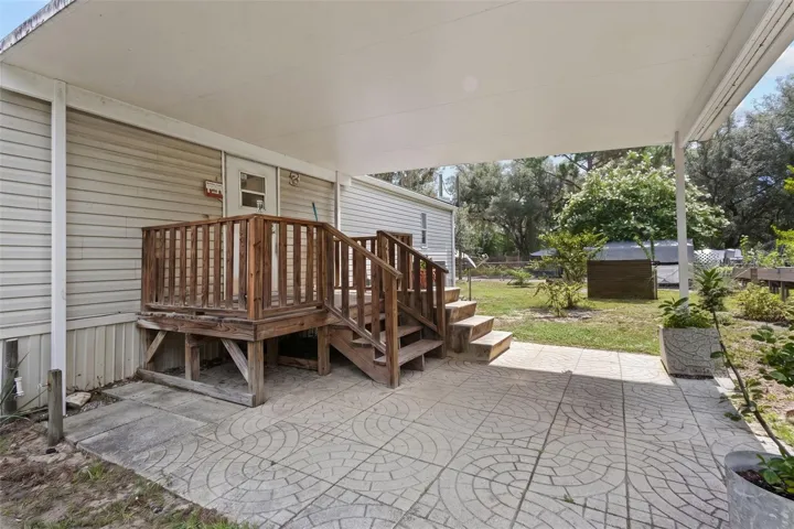 Back Porch and Patio
