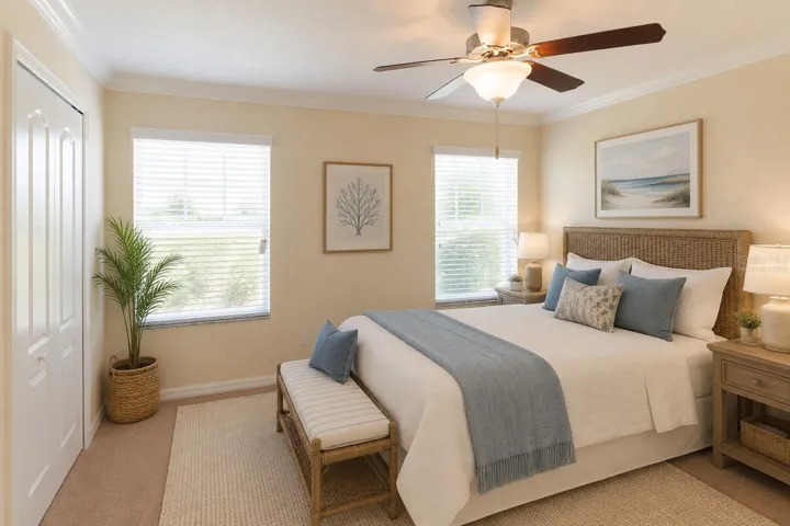 Primary Bedroom Virtually Staged