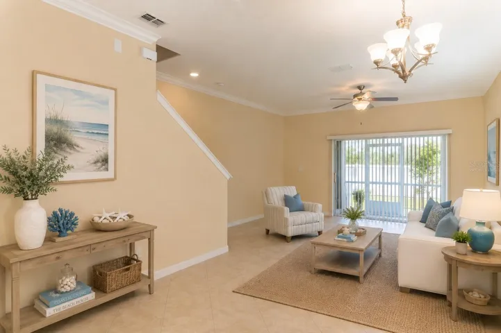 Living Room Virtually Staged