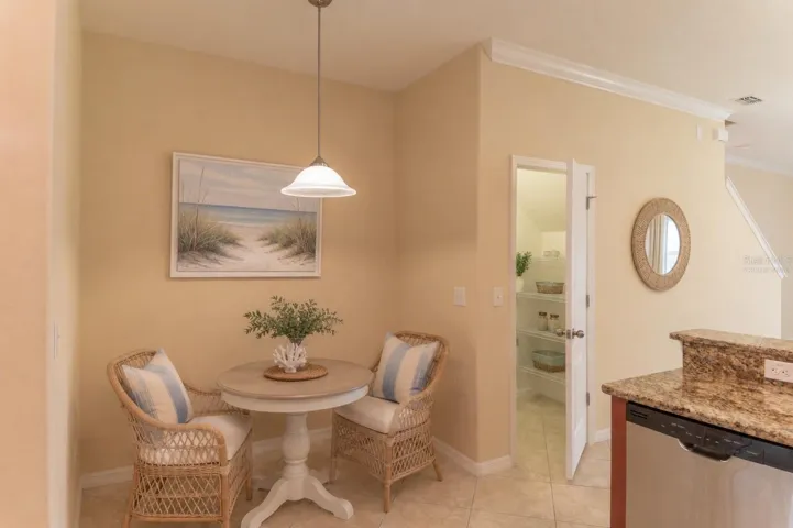 Breakfast Nook Virtually Staged