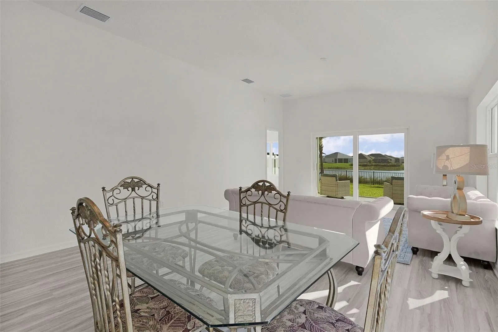 Dining Room into Living Room