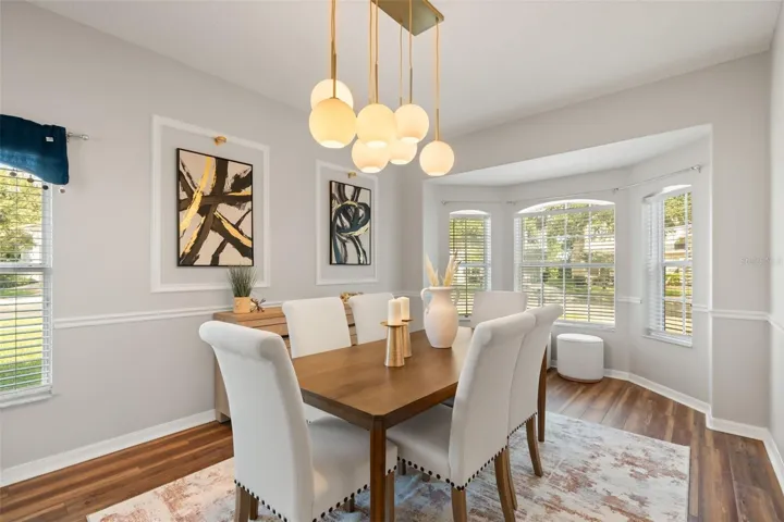 Separate dining room