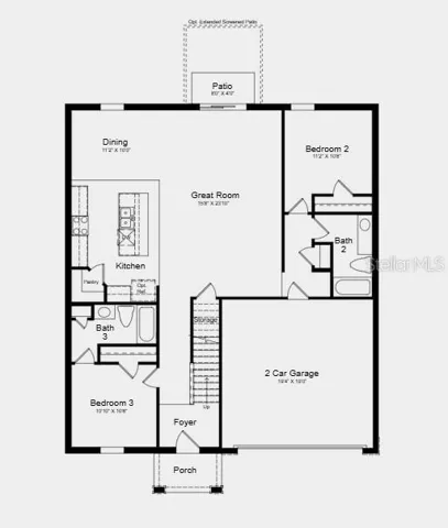 Additional Highlights Include: refrigerator and 2" faux blinds and extended LVP flooring on first floor.