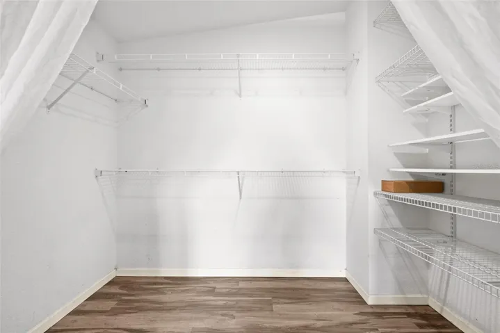 Primary closet