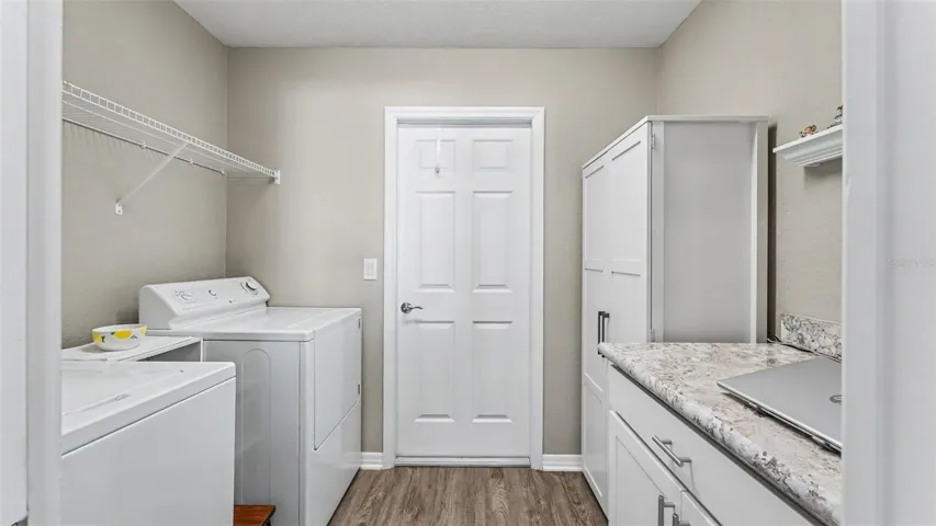 Laundry room inside