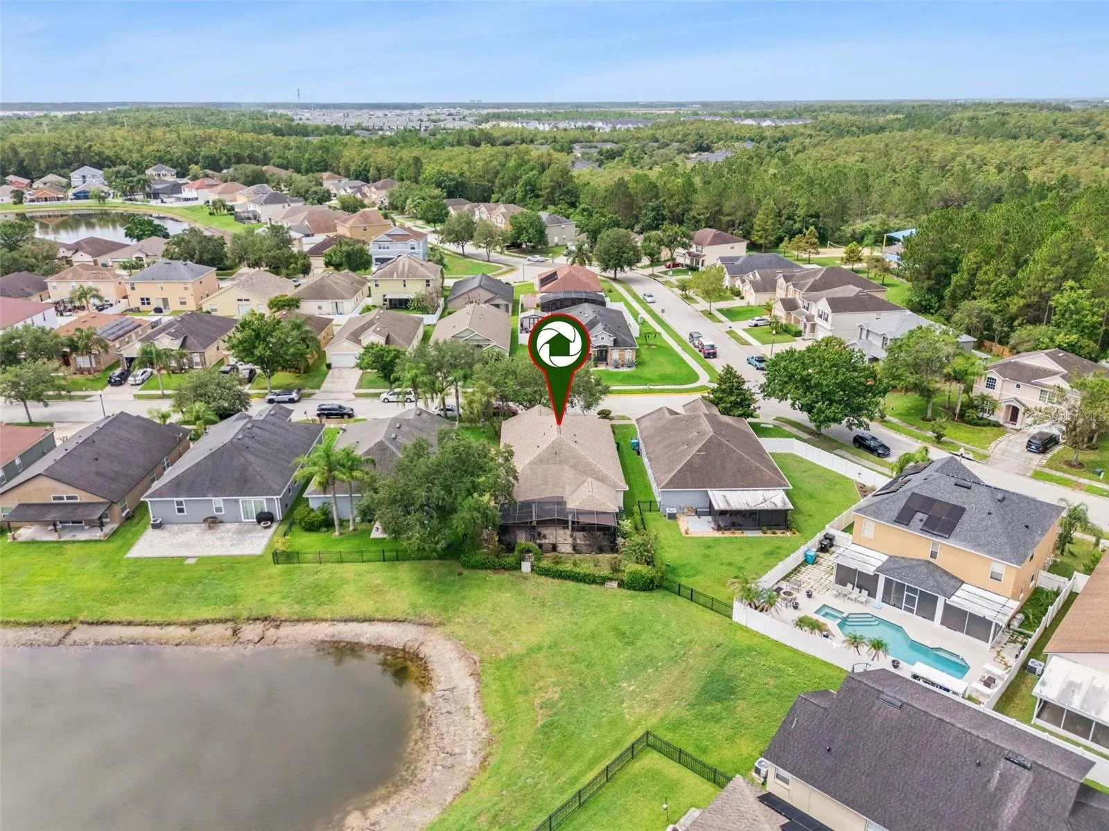 Rear Exterior Aerial View