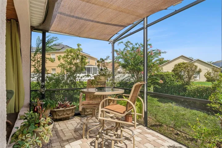 Patio High Top Dining Area