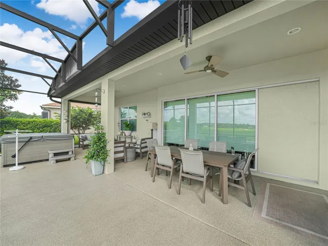 Screened Lanai with Extended Birdcage. Spa Negotiable.