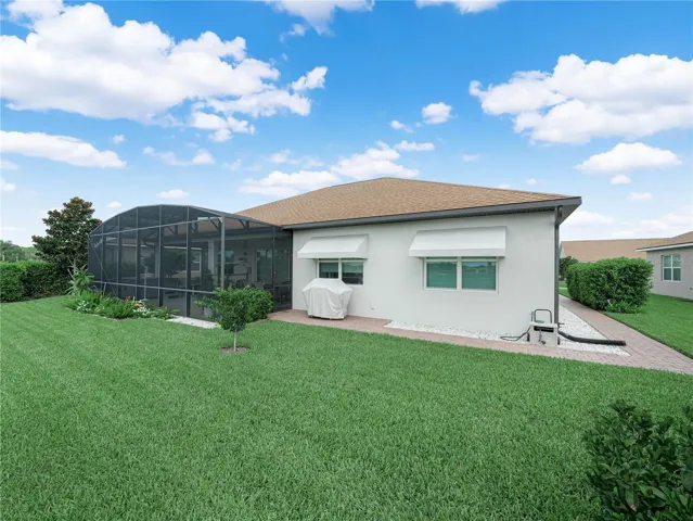 Awnings and Window Tint. Grilling Pad. Walk Way to Front Driveway