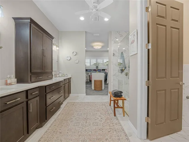 Primary Bath Area with Dual Sink Vanity