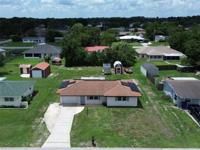 Aerial front view