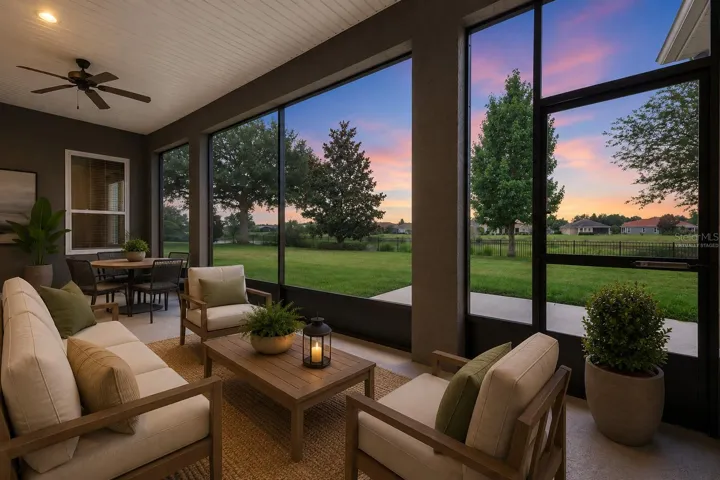 Screened Patio - Virtually Staged