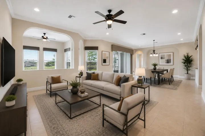 Living Room - Virtually Staged