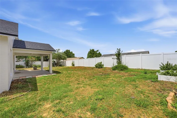Full Fenced Backyard
