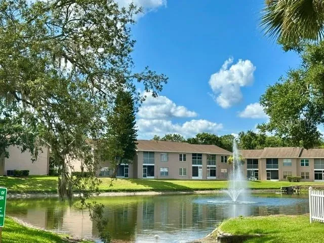 Ponds with fountains