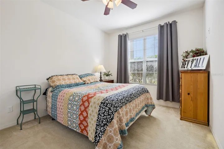 A downstairs bedroom is a major advantage for guests, multi-generational living, or office flex space.