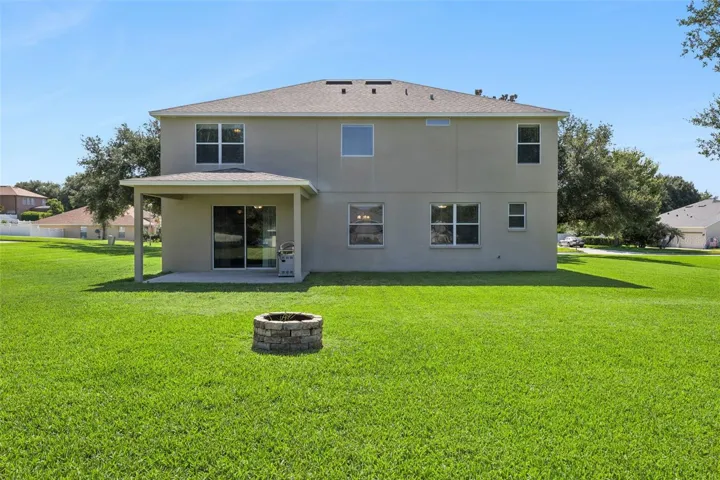 The backyard is a major selling point, offering more room to spread out, play, or entertain.