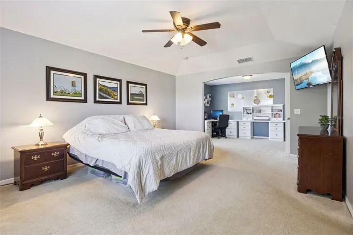 Primary Bedroom with sitting room