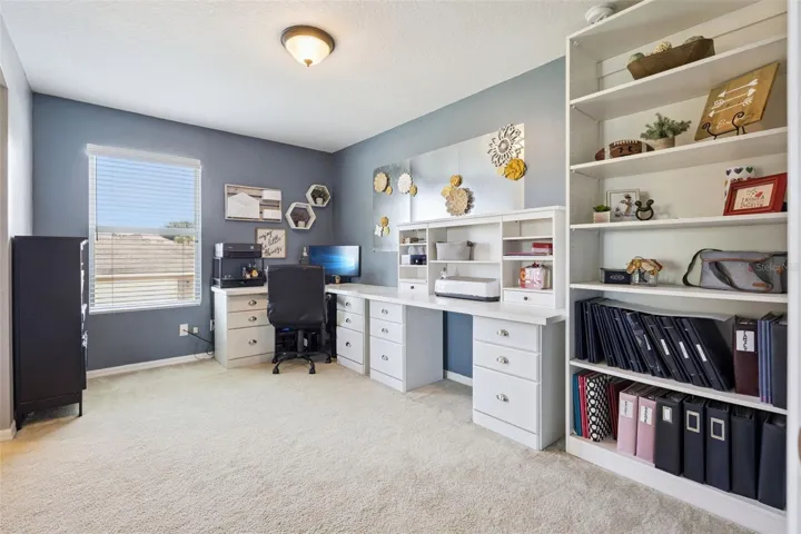 A sitting area or home office space adds flexibility and gives the primary suite even more value.